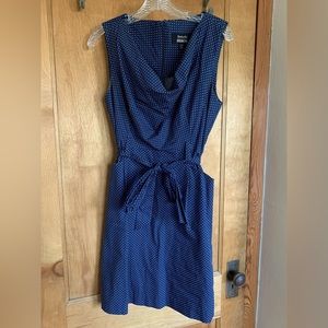 Brooklyn Industries Navy Cowl Neck Dress, size M